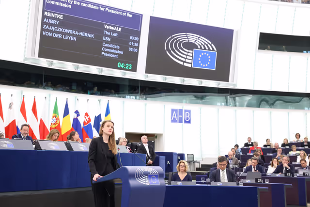 Photo 38 : EP Plenary session - Statement by the Candidate for the Presidency of the European Commission (2024-2029)