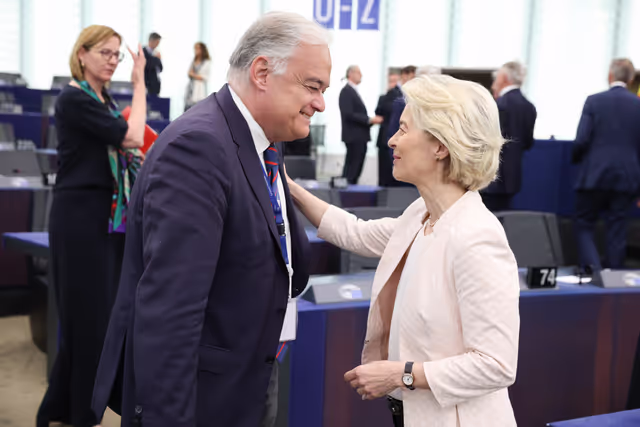 Photo 1 : EP Plenary session - Statement by the Candidate for the Presidency of the European Commission (2024-2029)