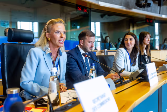 Fotografie 5: TRAN Committee constitutive meeting