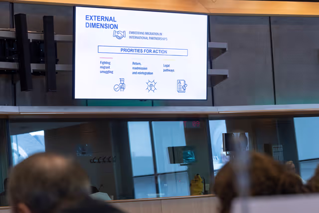 Fotografija 7: LIBE Committee meeting