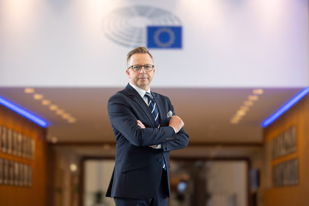 Dariusz JONSKI in the EP in Brussels