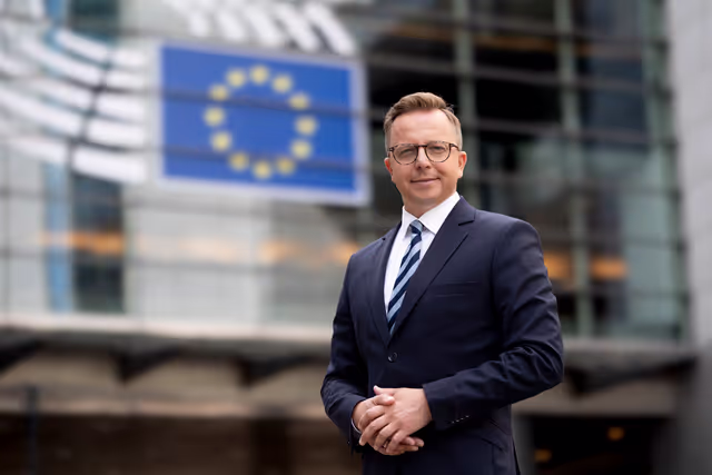 Fotografi 6: Dariusz JONSKI in the EP in Brussels