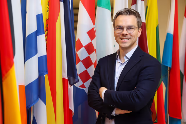 Valokuva 8: Thomas PELLERIN-CARLIN in the EP in Brussels