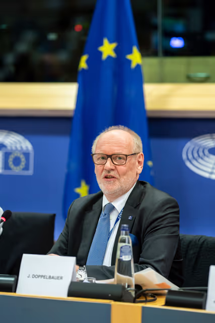 Fotografia 19: TRAN Committee - Exchange of views with Mr Josef Doppelbauer, Executive Director of the European Union Agency for Railways ERA