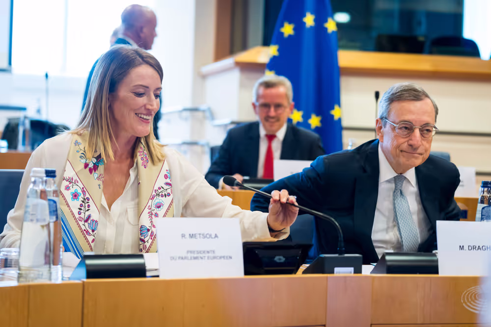 Extraordinary meeting of the Conference of Presidents in presence of Mario DRAGHI, special adviser to the President of the Commission on the Future of European Competitiveness