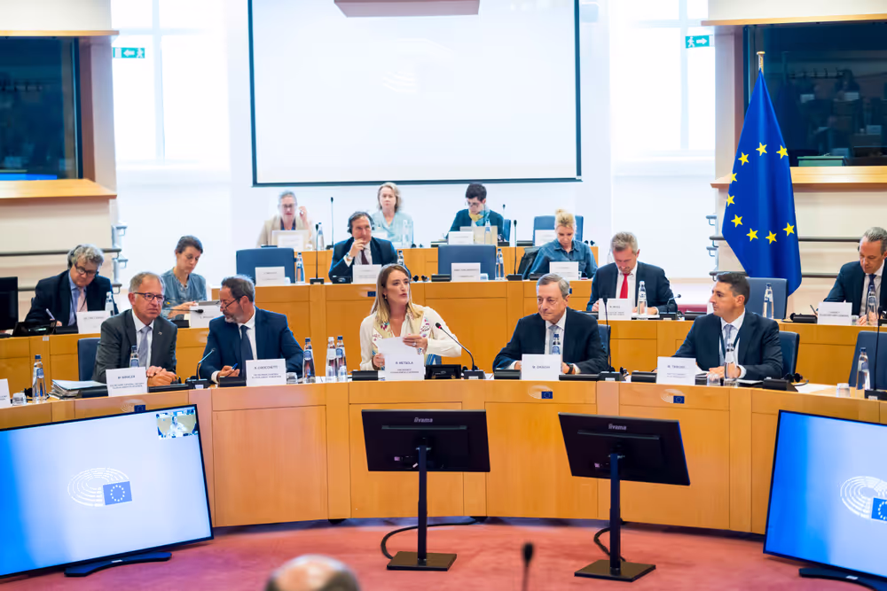 Extraordinary meeting of the Conference of Presidents in presence of Mario DRAGHI, special adviser to the President of the Commission on the Future of European Competitiveness