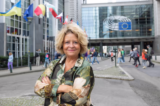 Photo 5: Stine BOSSE in the EP in Brussels