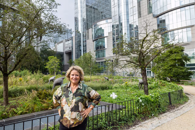 Photo 3: Stine BOSSE in the EP in Brussels