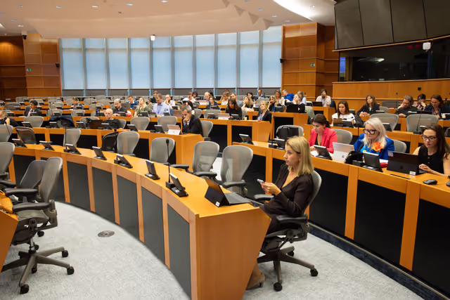 Valokuva 16: EP welcoming briefing for EU correspondants