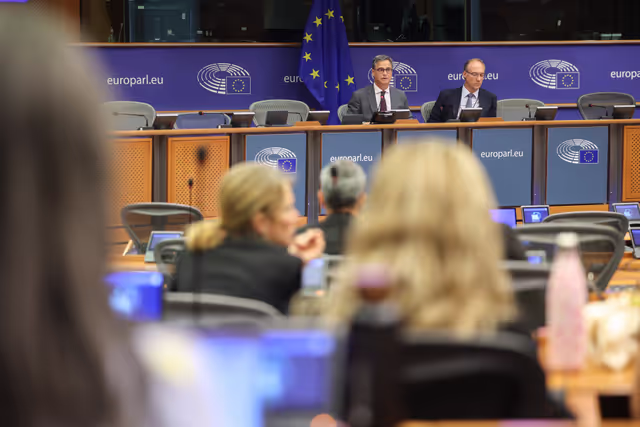 Valokuva 18: EP welcoming briefing for EU correspondants