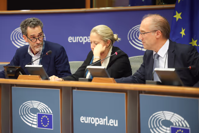 Valokuva 9: EP welcoming briefing for EU correspondants