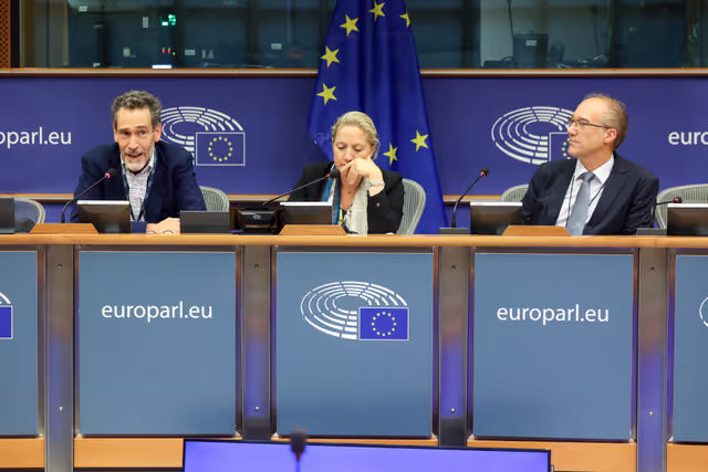 Valokuva 8: EP welcoming briefing for EU correspondants