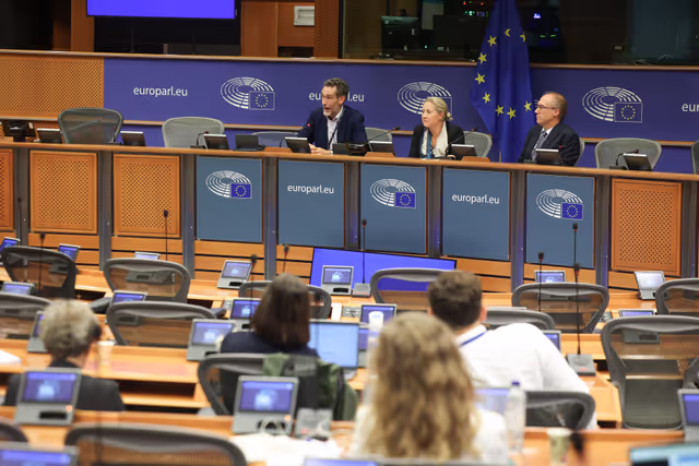 Valokuva 1: EP welcoming briefing for EU correspondants