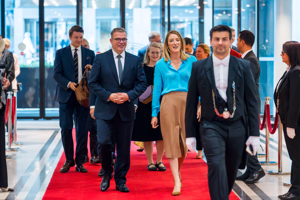 Roberta METSOLA, EP President, meets with Petteri ORPO, Finnish Prime Minister