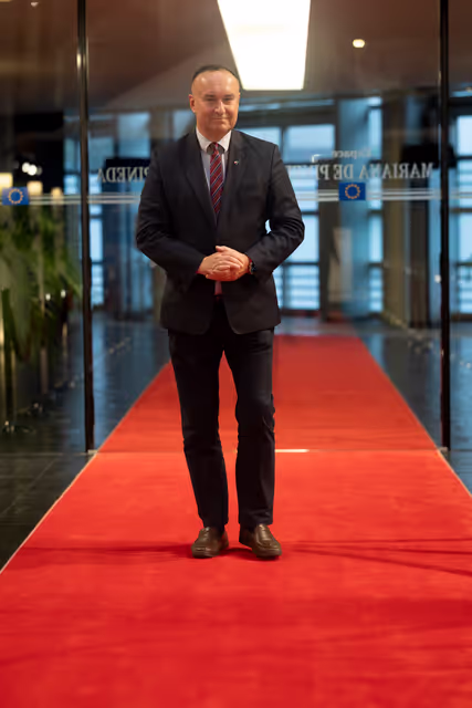 Fotagrafa 10: Michal KOBOSKO in the EP in Strasbourg