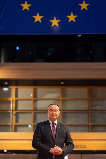 Fotagrafa 9: Michal KOBOSKO in the EP in Strasbourg