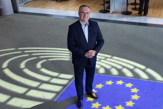 Fotagrafa 1: Michal KOBOSKO in the EP in Strasbourg