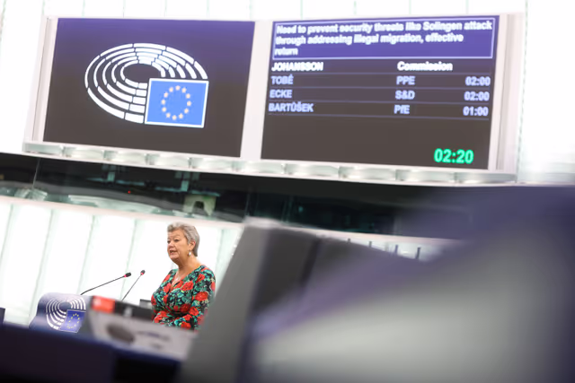 EP Plenary session - Commission statement - Need to prevent security threats like the Solingen attack through addressing illegal migration and effective return