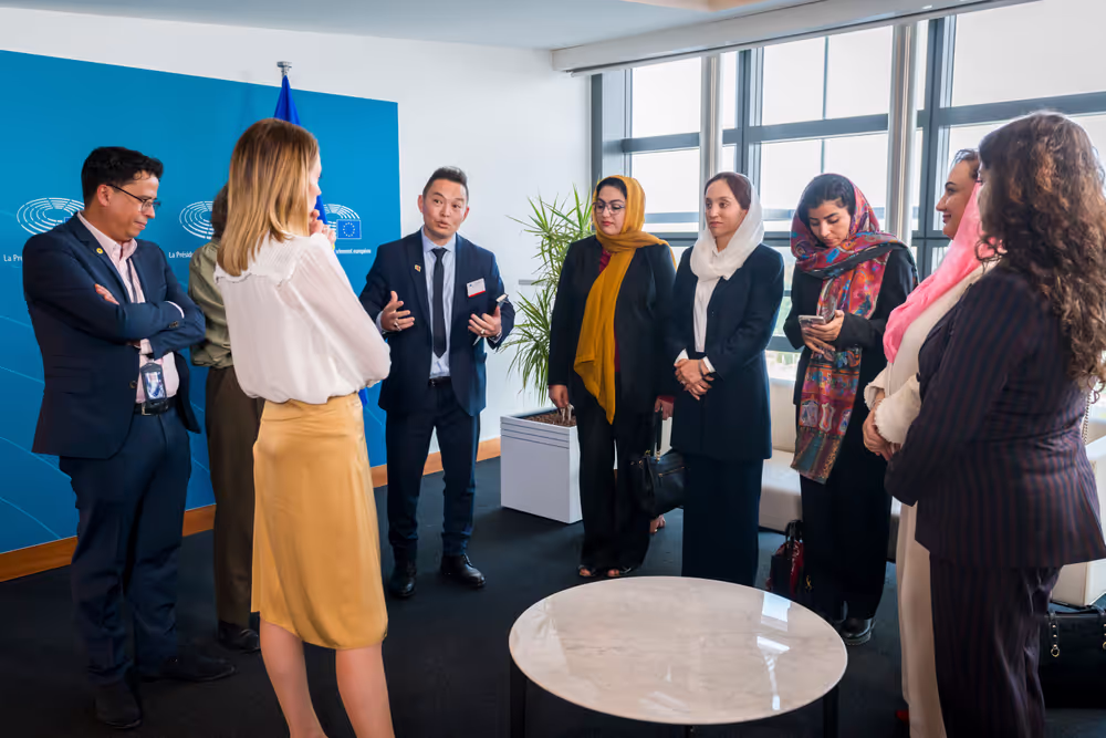Roberta METSOLA, EP President meets with Afghan Women