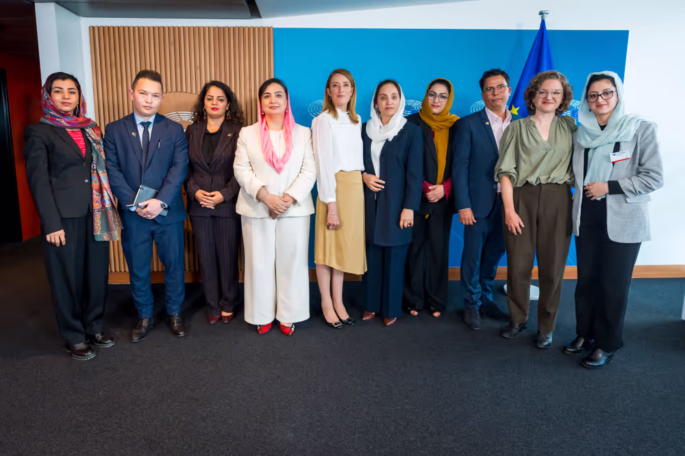 Roberta METSOLA, EP President meets with Afghan Women