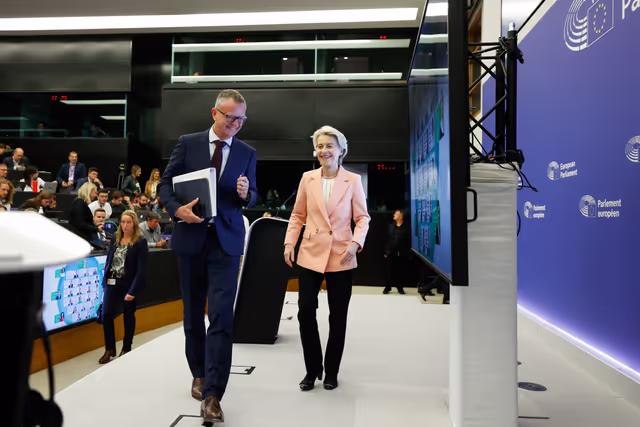 Fotografija 1: Press conference on the suggested structure and portfolios of the college of Commissioners