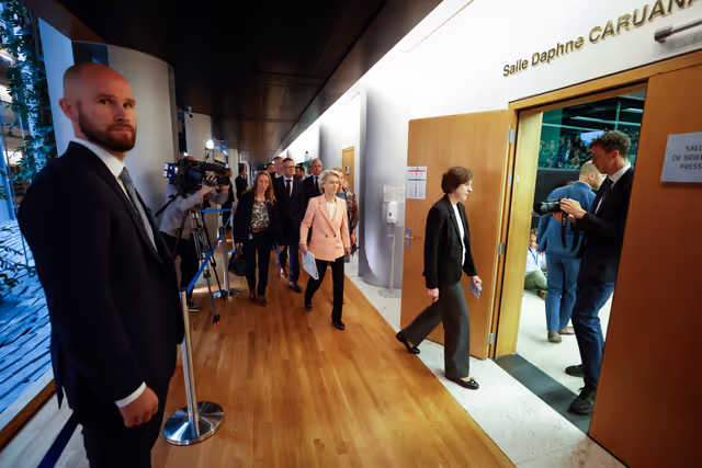 Fotografija 32: Press conference on the suggested structure and portfolios of the college of Commissioners