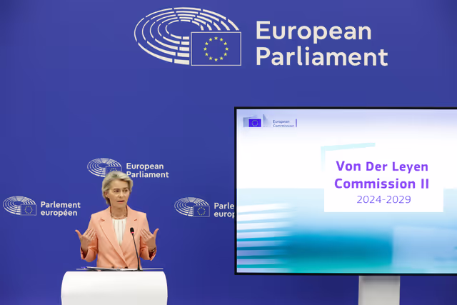 Fotografija 28: Press conference on the suggested structure and portfolios of the college of Commissioners