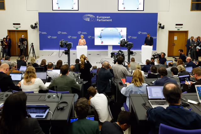 Fotografija 20: Press conference on the suggested structure and portfolios of the college of Commissioners