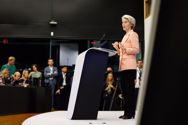 Fotografija 14: Press conference on the suggested structure and portfolios of the college of Commissioners