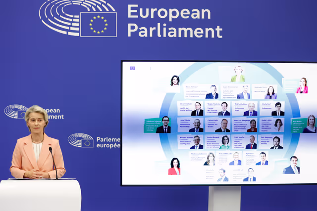 Fotografija 8: Press conference on the suggested structure and portfolios of the college of Commissioners