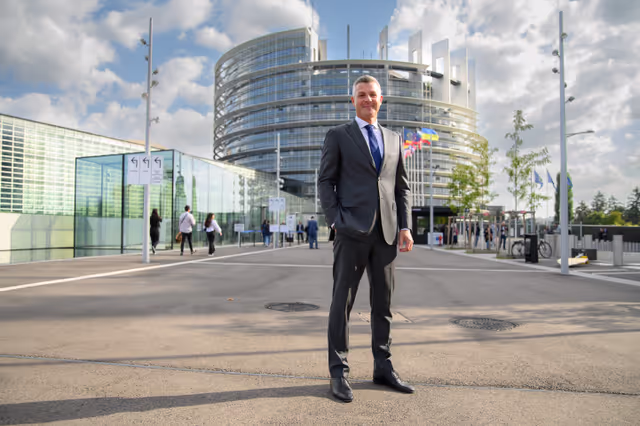 Matjaz NEMEC in the EP in Strasbourg