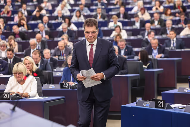 Fotografie 2: EP Plenary session - Commission statement - The devastating floods in Central and Eastern Europe, the loss of lives and the EU’s preparedness to act on such disasters exacerbated by climate change