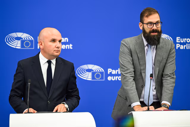 Foto 13: Press conference on procedures assessing potential conflict of interests of Commissioners-designate