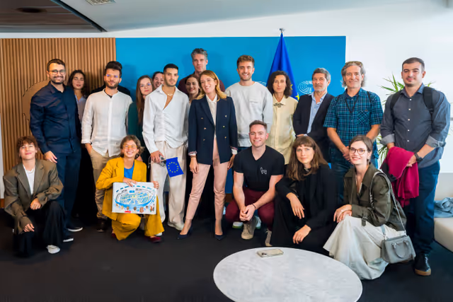 Nuotrauka 1: Roberta METSOLA, EP President meets with Content Creators