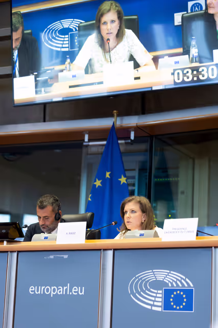 Fotografie 15: ENVI Committee - Exchange of views with Dr Anikó Raisz, Secretary of State for Environmental Affairs and Circular Economy, Ministry of Energy, Hungarian Council Presidency