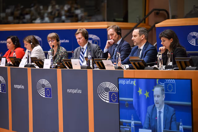 Fotografija 8: DEVE - Presentation of the priorities of the Hungarian Presidency - Exchange of views with Tristan AZBEJ State Secretary