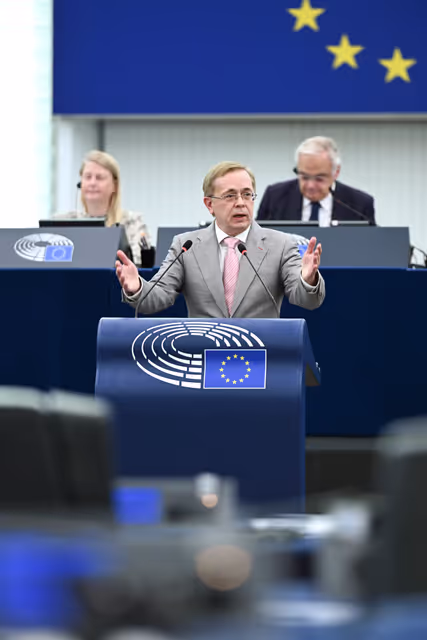 Fotografie 42: EP Plenary session - The democratic backsliding and threats to political pluralism in Georgia