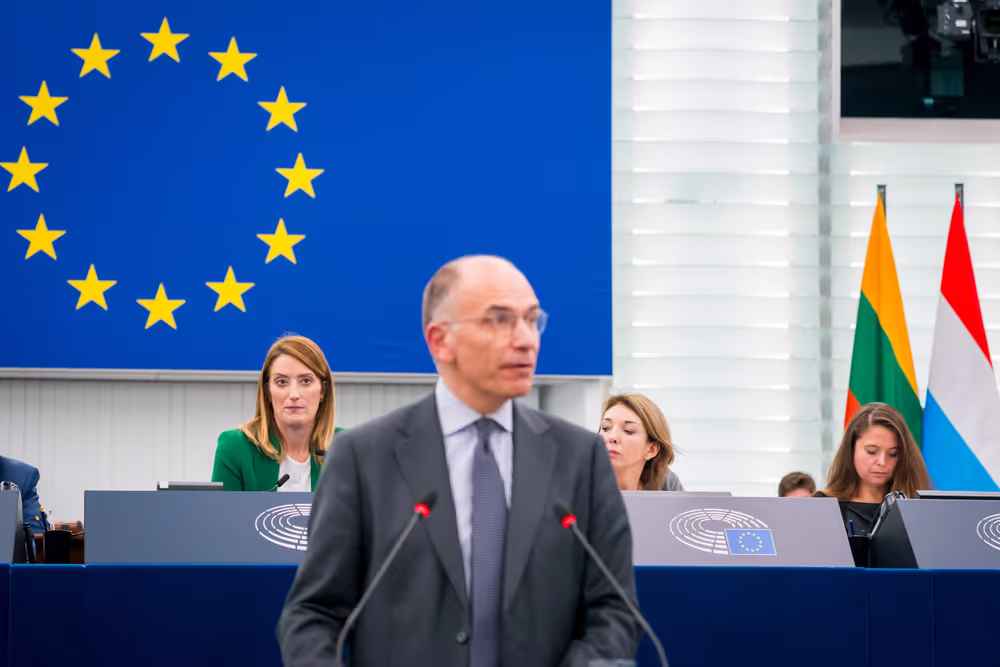 EP Plenary session - Address by Enrico Letta - Presentation of the report ‘Much more than a Market’