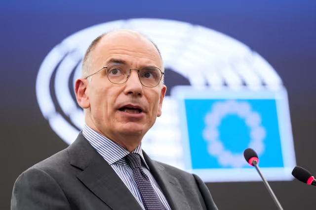 EP Plenary session - Address by Enrico Letta - Presentation of the report ‘Much more than a Market’