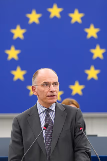 Foto 6: EP Plenary session - Address by Enrico Letta - Presentation of the report ‘Much more than a Market’