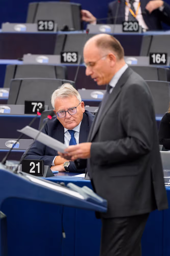 EP Plenary session - Address by Enrico Letta - Presentation of the report ‘Much more than a Market’
