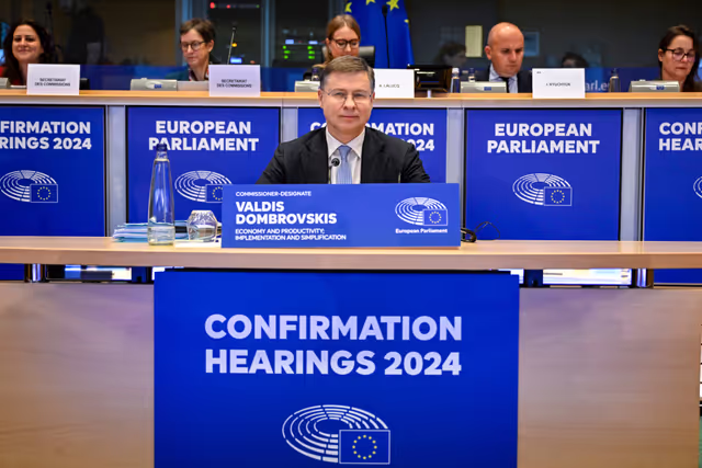 ECON JURI - Confirmation hearing of Valdis DOMBROVSKIS, European Commissioner-designate for Economy and Productivity, Implementation and Simplification