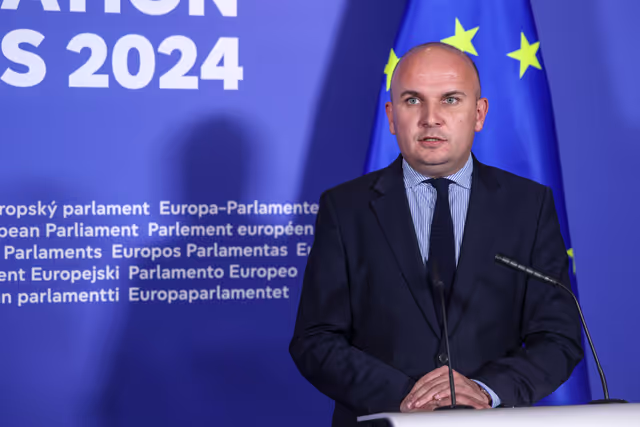 ECON JURI - Confirmation hearing of Valdis DOMBROVSKIS, European Commissioner-designate for Economy and Productivity, Implementation and Simplification.- Press point