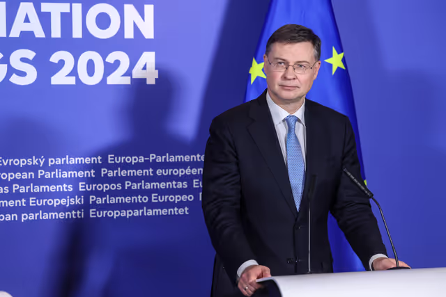 ECON JURI - Confirmation hearing of Valdis DOMBROVSKIS, European Commissioner-designate for Economy and Productivity, Implementation and Simplification.- Press point