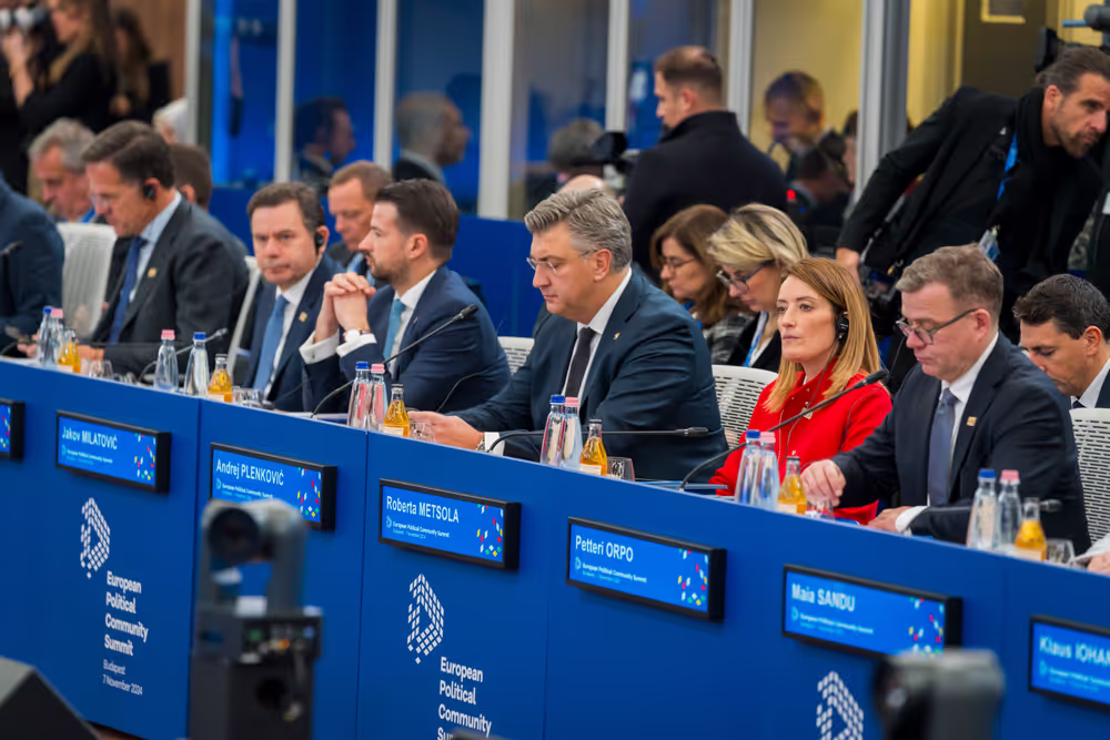 Meeting of the European Political Community in Budapest, Hungary