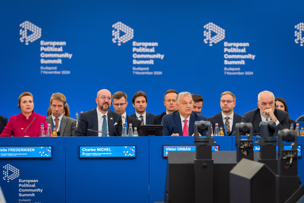 Meeting of the European Political Community in Budapest, Hungary