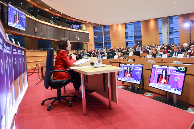 Nuotrauka 24: EMPL CULT -  Confirmation hearing of Roxana MÎNZATU, European Commissioner-designate forPeople, Skills and Preparedness