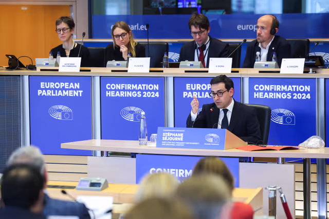Fotografia 34: ITRE IMCO ENVI ECON -  Confirmation hearing of Stéphane SÉJOURNÉ, European Commissioner-designate for Prosperity and Industrial Strategy