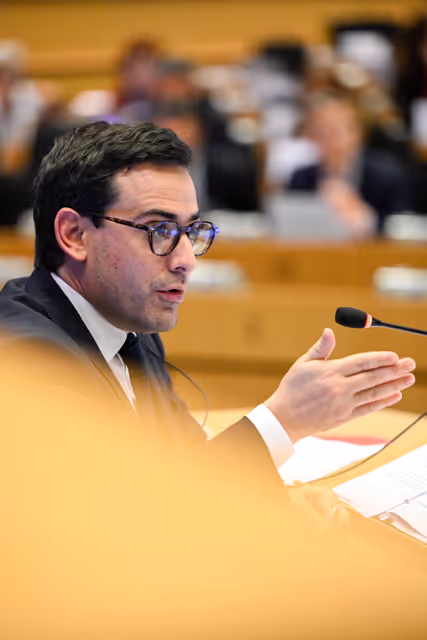 Fotografie 42: ITRE IMCO ENVI ECON -  Confirmation hearing of Stéphane SÉJOURNÉ, European Commissioner-designate for Prosperity and Industrial Strategy