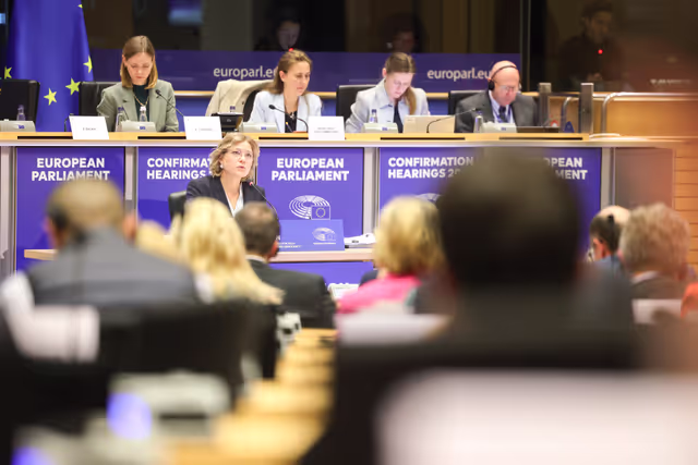 Fotografie 47: ITRE IMCO -  Confirmation hearing of Henna Maria VIRKKUNEN, European Commissioner-designate for Tech Sovereignty, Security and Democracy